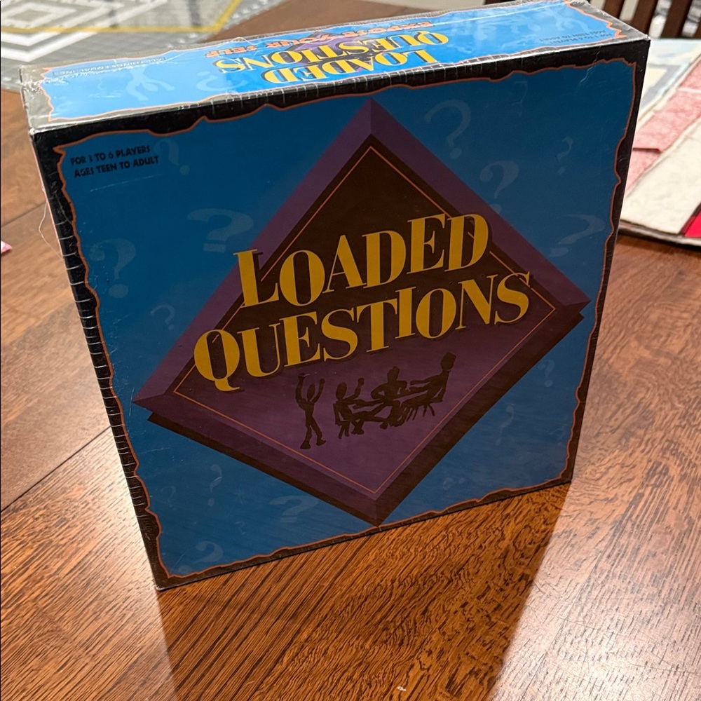 Loaded Questions Vintage Party Board Game - Blue & Purple Box